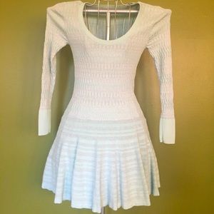 Beautiful Teal/Silver Sweaterdress